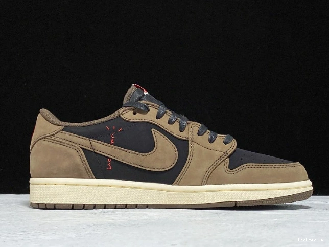 Cheap MAX 1 Low Air Mocha SP Dark Travis OG Scott Jordan CQ4277-001 x 0816